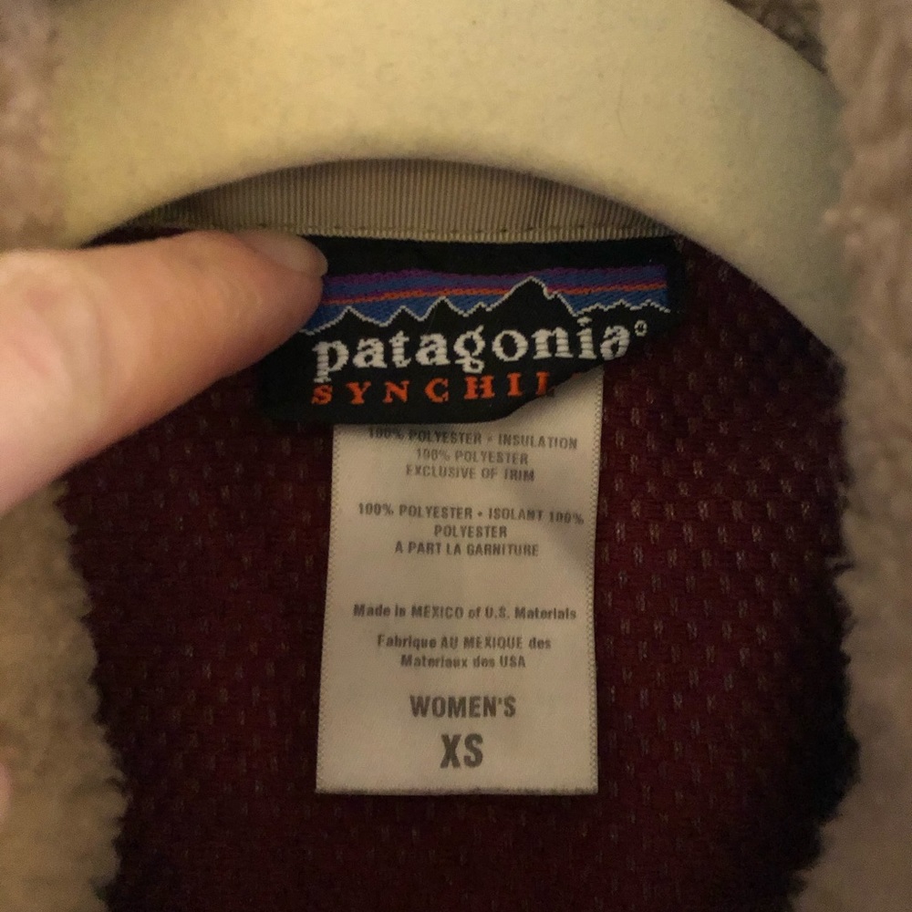 PATAGONIA Cream RetroX Vest size XS - Picture 3 of 16